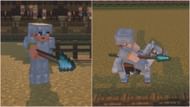 Spear can be used in hand-to-hand and mounted combat (Image via Mojang Studios)